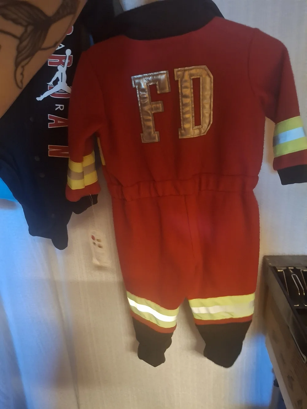 & Other Stories Red and Yellow Kids Firefighter Costume